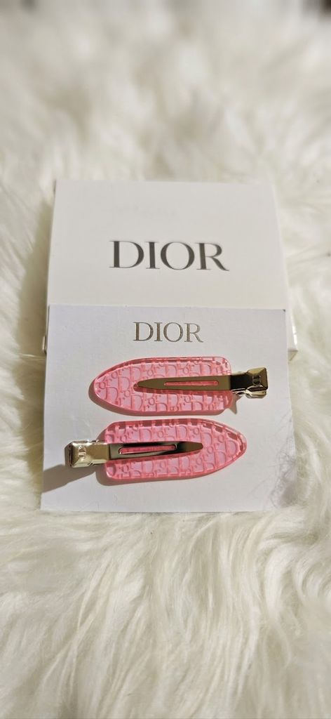 Dior Beauty Backstage Pink Oblique Monogram Hair Clips